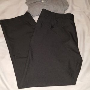 Pinstripe dress pants
